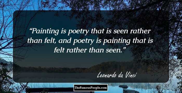 Memorable Quotes By Leonardo da Vinci That Will Leave A Lasting Impression On You
