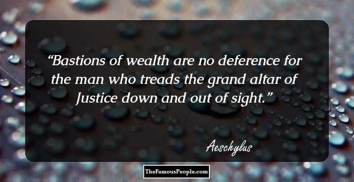 Bastions of wealth
are no deference for the man
who treads the grand altar of Justice
down and out of sight.