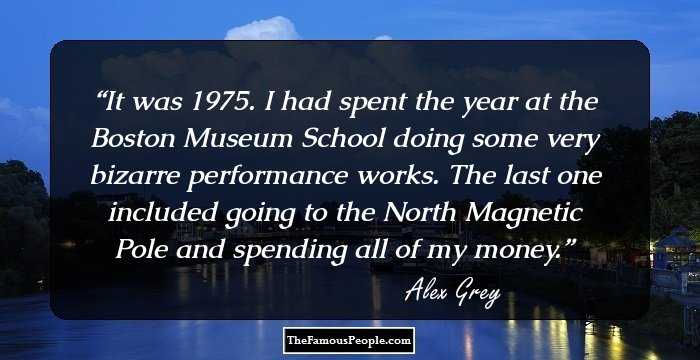 It was 1975. I had spent the year at the Boston Museum School doing some very bizarre performance works. The last one included going to the North Magnetic Pole and spending all of my money.