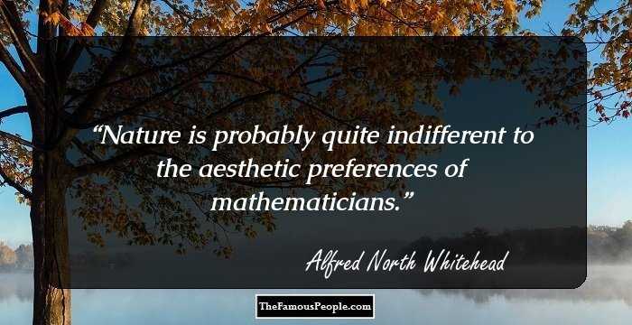 Nature is probably quite indifferent to the aesthetic preferences of mathematicians.