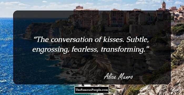 The conversation of kisses. Subtle, engrossing, fearless, transforming.