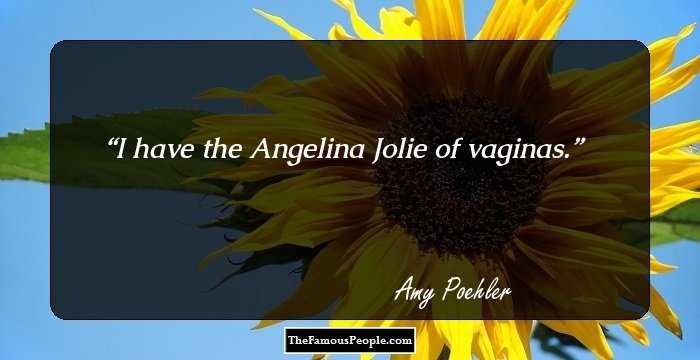 I have the Angelina Jolie of vaginas.