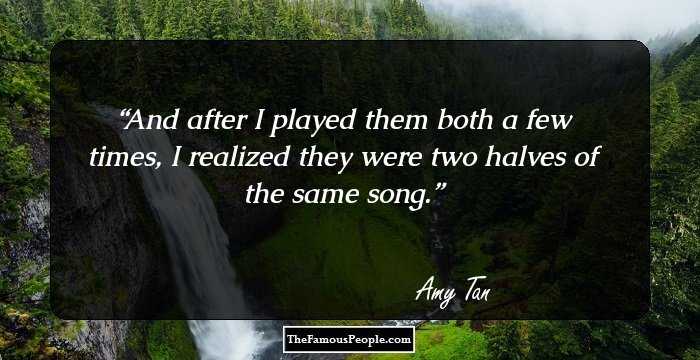 And after I played them both a few times, I realized they were two halves of the same song.