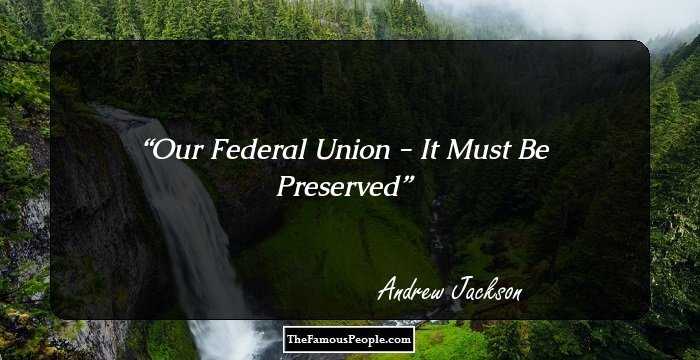 Our Federal Union - It Must Be Preserved