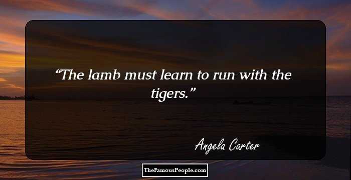 The lamb must learn to run with the tigers.