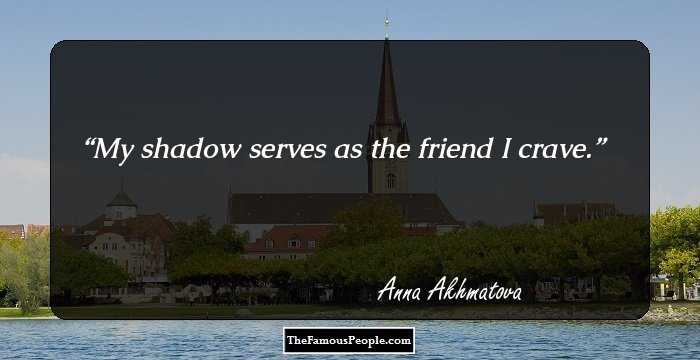 My shadow serves as the friend I crave.