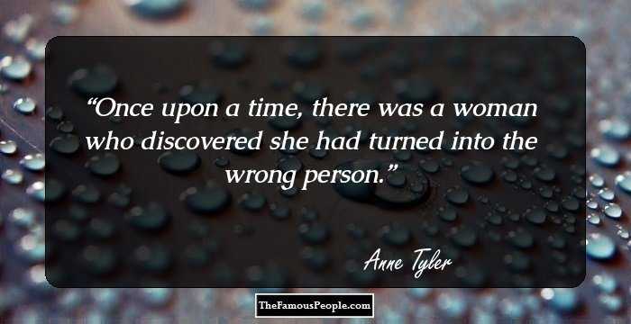 Once upon a time, there was a woman who discovered she had turned into the wrong person.