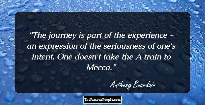 The journey is part of the experience - an expression of the seriousness of one's intent. One doesn't take the A train to Mecca.