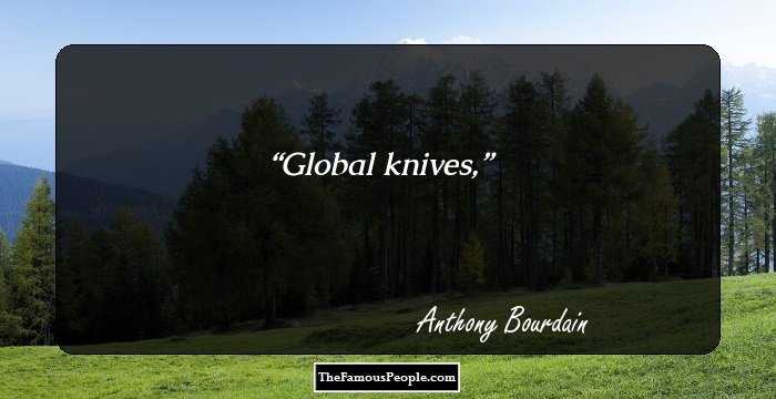 Global knives,
