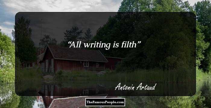 All writing is filth