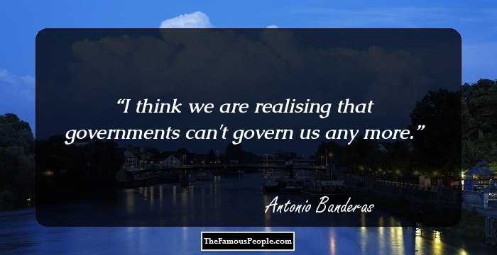 25 Notable Antonio Banderas Quotes
