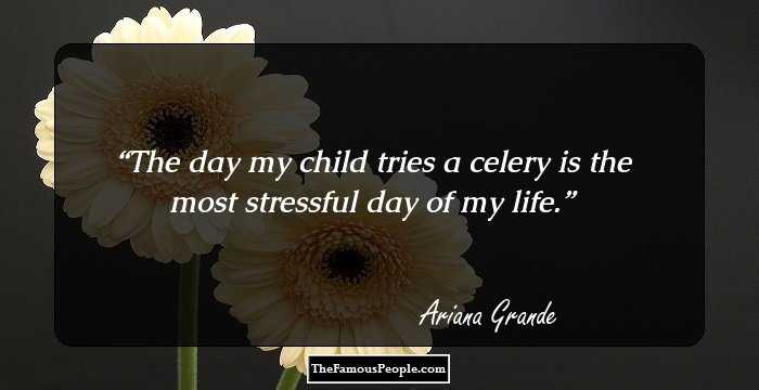 The day my child tries a celery is the most stressful day of my life.