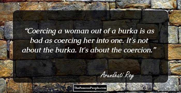 Coercing a woman out of a burka is as bad as coercing her into one. It's not about the burka. It's about the coercion.