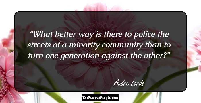 What better way is there to police the streets of a minority community than to turn one generation against the other?
