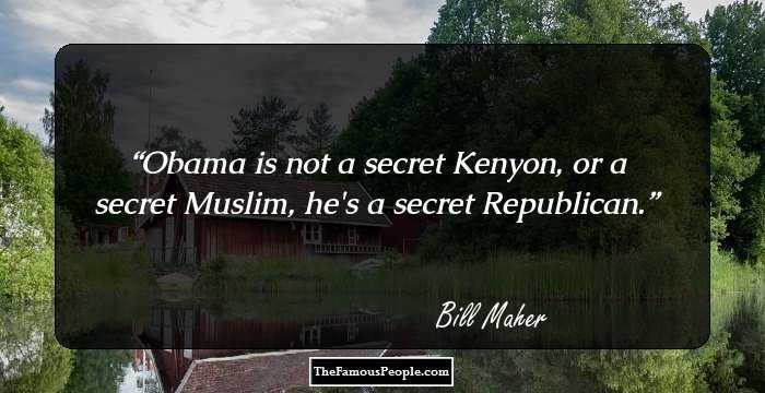 Obama is not a secret Kenyon, or a secret Muslim, he's a secret Republican.