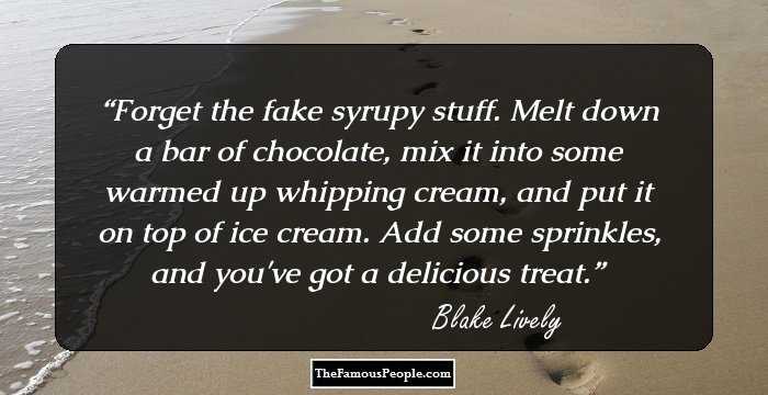 Forget the fake syrupy stuff. Melt down a bar of chocolate, mix it into some warmed up whipping cream, and put it on top of ice cream. Add some sprinkles, and you've got a delicious treat.