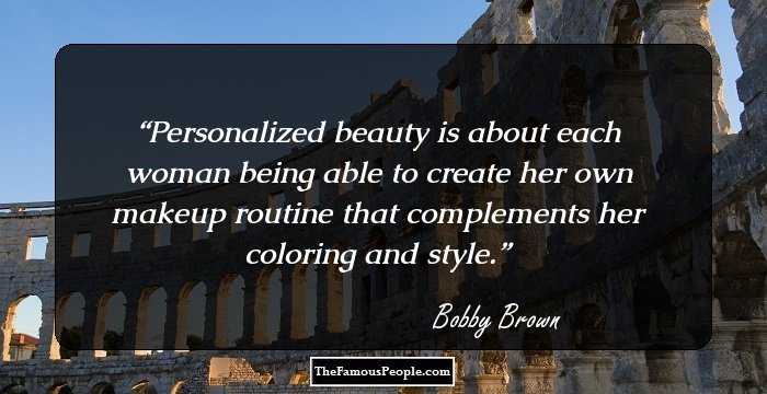 Personalized beauty is about each woman being able to create her own makeup routine that complements her coloring and style.