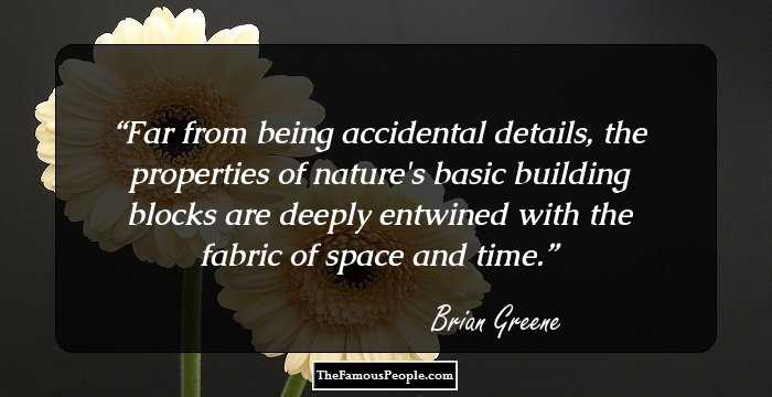 Far from being accidental details, the properties of nature's basic building blocks are deeply entwined with the fabric of space and time.