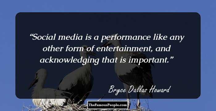 Social media is a performance like any other form of entertainment, and acknowledging that is important.