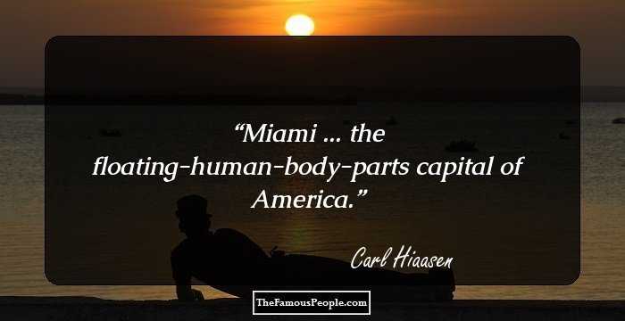 Miami ... the floating-human-body-parts capital of America.