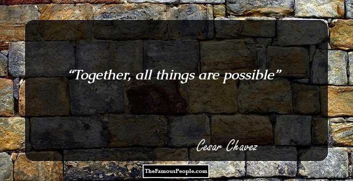Together, all things are possible