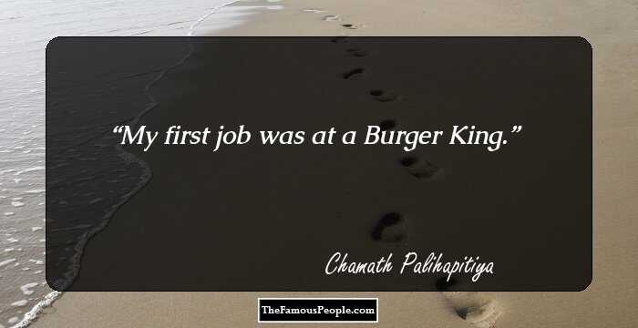 My first job was at a Burger King.