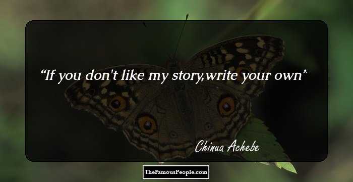 If you don't like my story,write your own