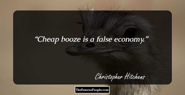 Cheap booze is a false economy.