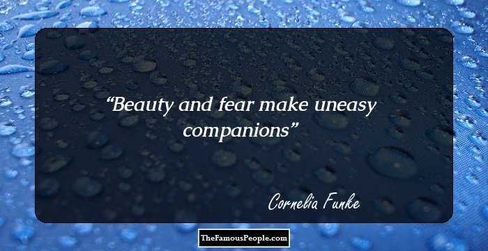 Beauty and fear make uneasy companions