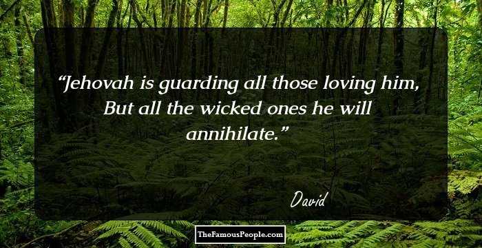 Jehovah is guarding all those loving him, But all the wicked ones he will annihilate.