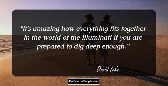 It's amazing how everything fits together in the world of the Illuminati if you are prepared to dig deep enough.