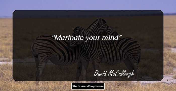 Marinate your mind