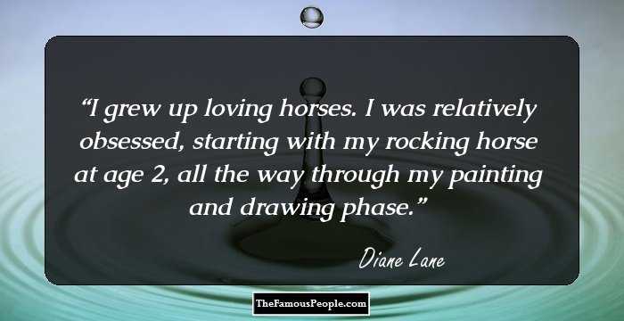 I grew up loving horses. I was relatively obsessed, starting with my rocking horse at age 2, all the way through my painting and drawing phase.