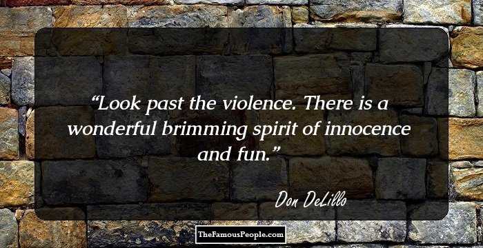 Look past the violence. There is a wonderful brimming spirit of innocence and fun.