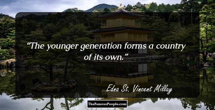 The younger generation forms a country of its own.