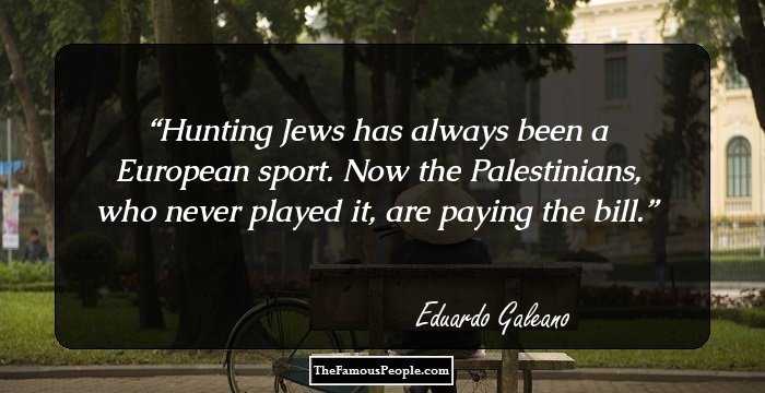 Hunting Jews has always been a European sport.
Now the Palestinians, who never played it, are paying the bill.