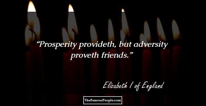 Prosperity provideth, but adversity proveth friends.
