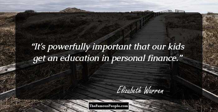 It's powerfully important that our kids get an education in personal finance.