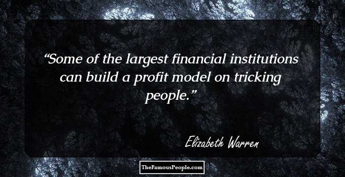 Some of the largest financial institutions can build a profit model on tricking people.