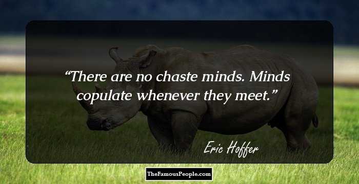 There are no chaste minds. Minds copulate whenever they meet.