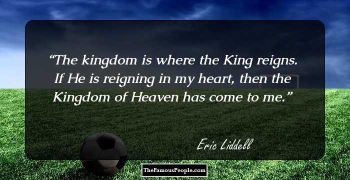 The kingdom is where the King reigns. If He is reigning in my heart, then the Kingdom of Heaven has come to me.