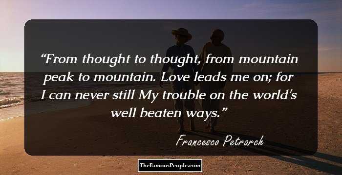 75 Great Quotes By Francesco Petrarch
