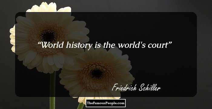World history is the world's court