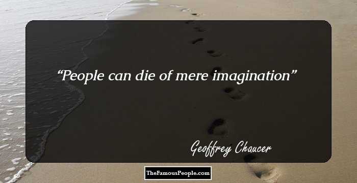 People can die of mere imagination