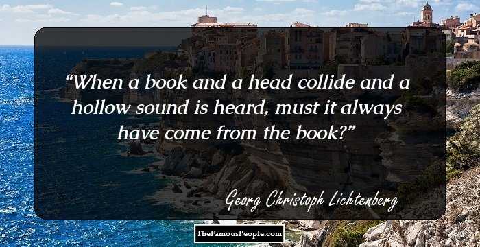 When a book and a head collide and a hollow sound is heard, must it always have come from the book?
