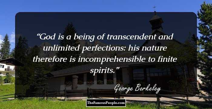 God is a being of transcendent and unlimited perfections: his nature therefore is incomprehensible to finite spirits.