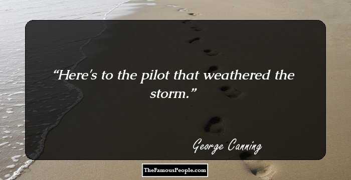 Here's to the pilot that weathered the storm.