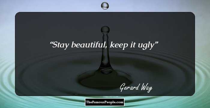 Stay beautiful, keep it ugly