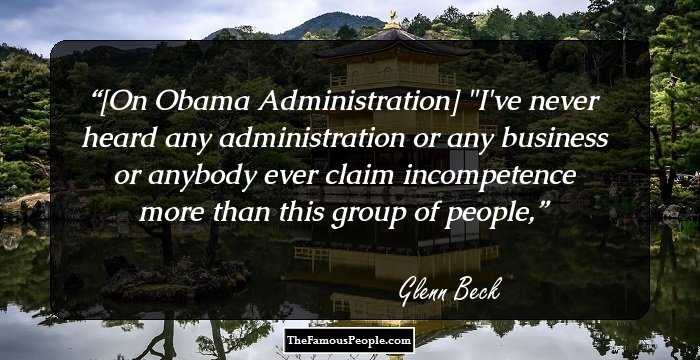 [On Obama Administration] 