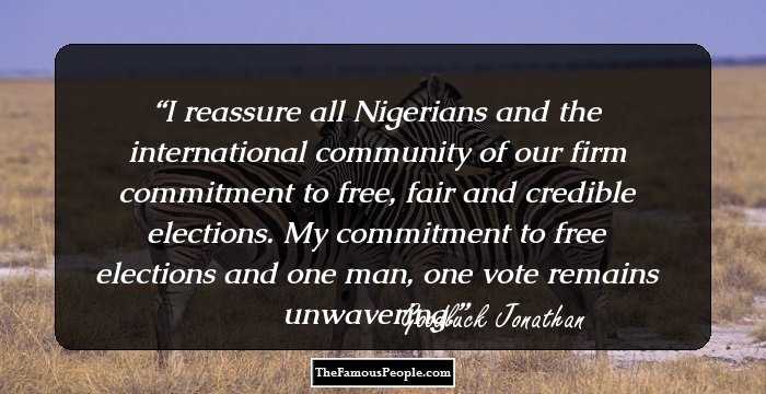 12 Interesting Quotes By Goodluck Jonathan